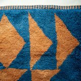 Beni Mrirt "Triângulos Azul" 205x155 cm
