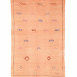 Moroccan Cactus Rug Peach