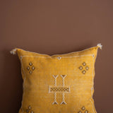 Moroccan Cushion Yellow