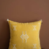 Moroccan Cushion Light Yellow