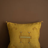 Moroccan Cushion Dark Yellow