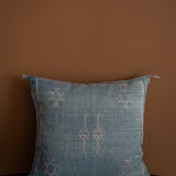 Moroccan Cushion Blue Rose